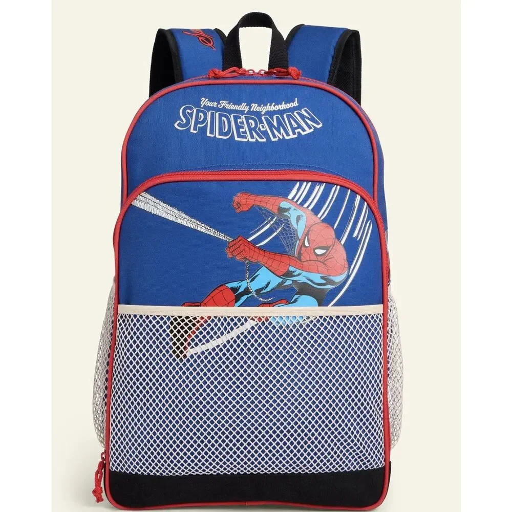 New Marvel/NBA Spider-Man Large Backpack Limited Edition Web Pockets MSRP $100